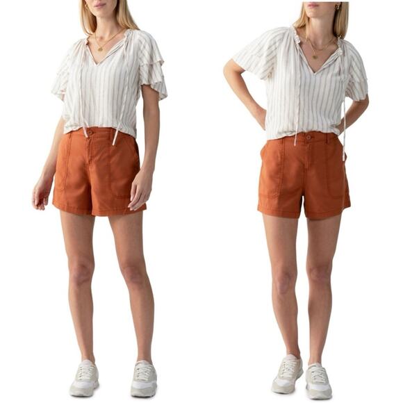 Social Standard By Sanctuary Mid Rise Fortune Tencel Short XXL NWT - Picture 1 of 9